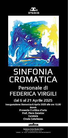 Sinfonia cromatica, mostra d'arte personale di federica virgili